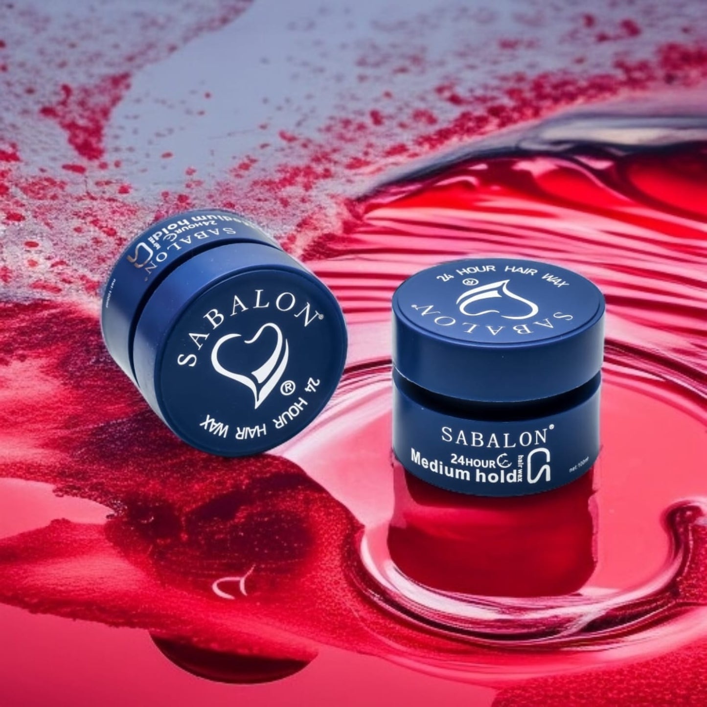 Sabalon 24 Hours Medium Hold Blue Hair Wax Gel- 100ml