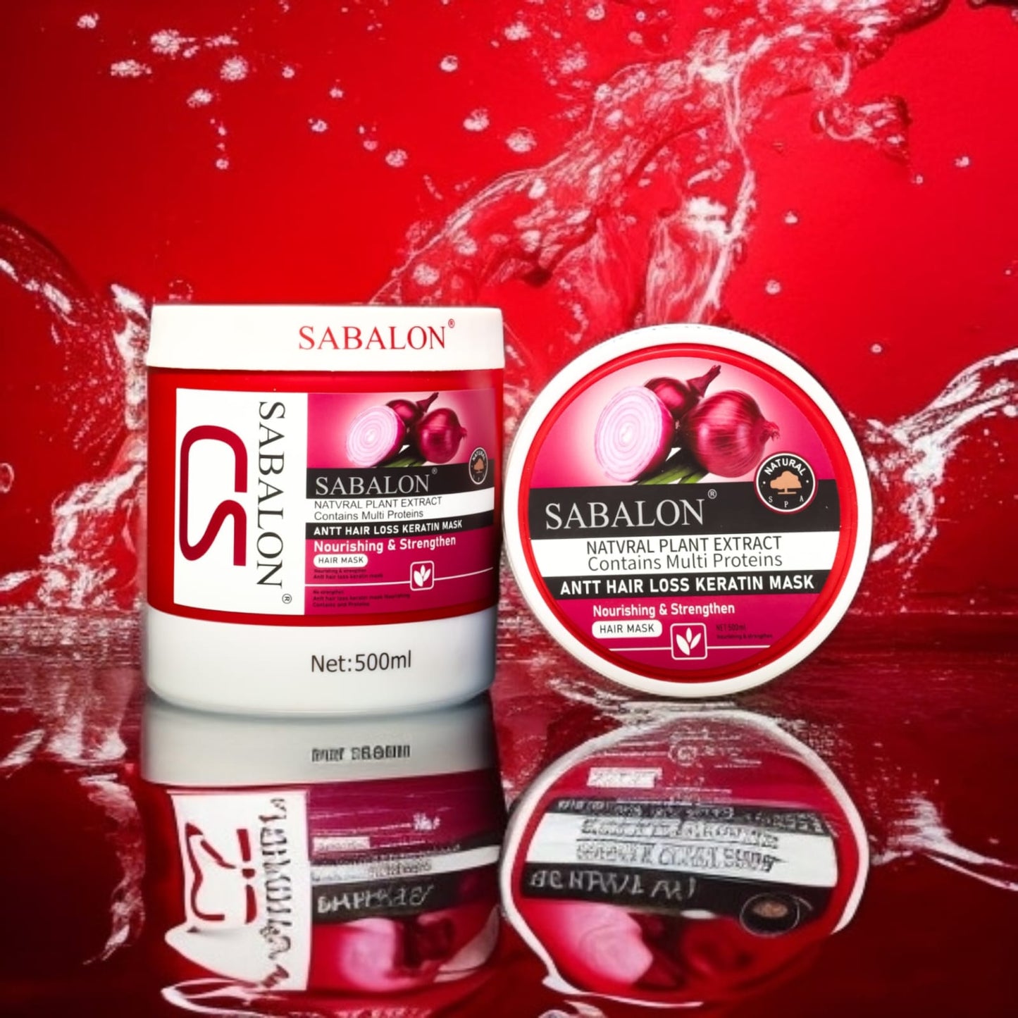 Sabalon Onion Anti Hair Loss Keratin Hair Mask - 500ml