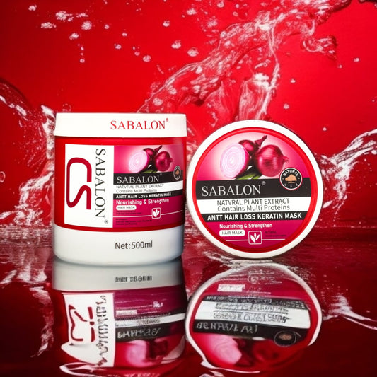 Sabalon Onion Anti Hair Loss Keratin Hair Mask - 500ml