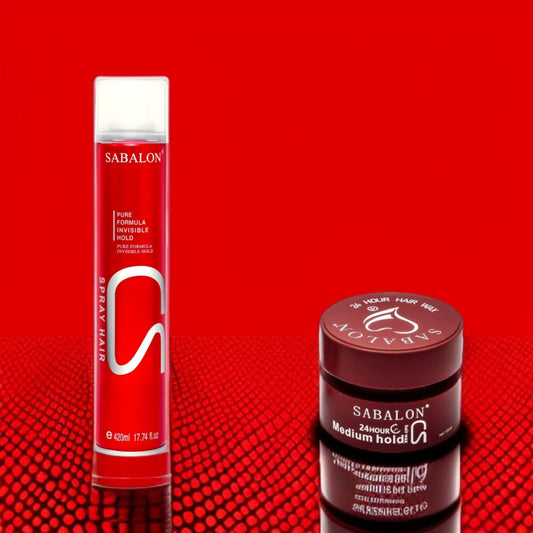 Sabalon Hair Spray Pure Formula-420 ml & Hair Wax Gel-100ml  FREE!