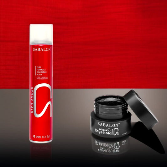 Sabalon Hair Spray Pure Formula-420 ml & Hair Wax Gel-100ml  FREE!